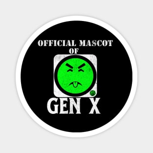 Funny Generation X Gen X Mr Yuk 80's and 90's Vintage and Nostalgic Gift Idea Magnet